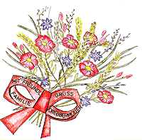 Blumenstrau� - Familie Drebberm�ller